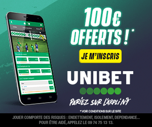 100 euros offerts chez Unibet